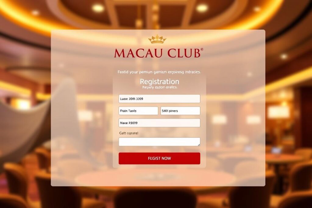 Đăng ký tài khoản Macau Club