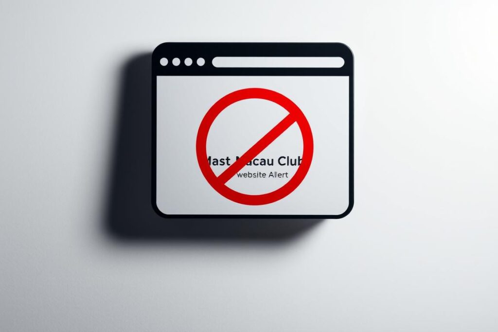 Dấu hiệu Macau Club bị chặn
