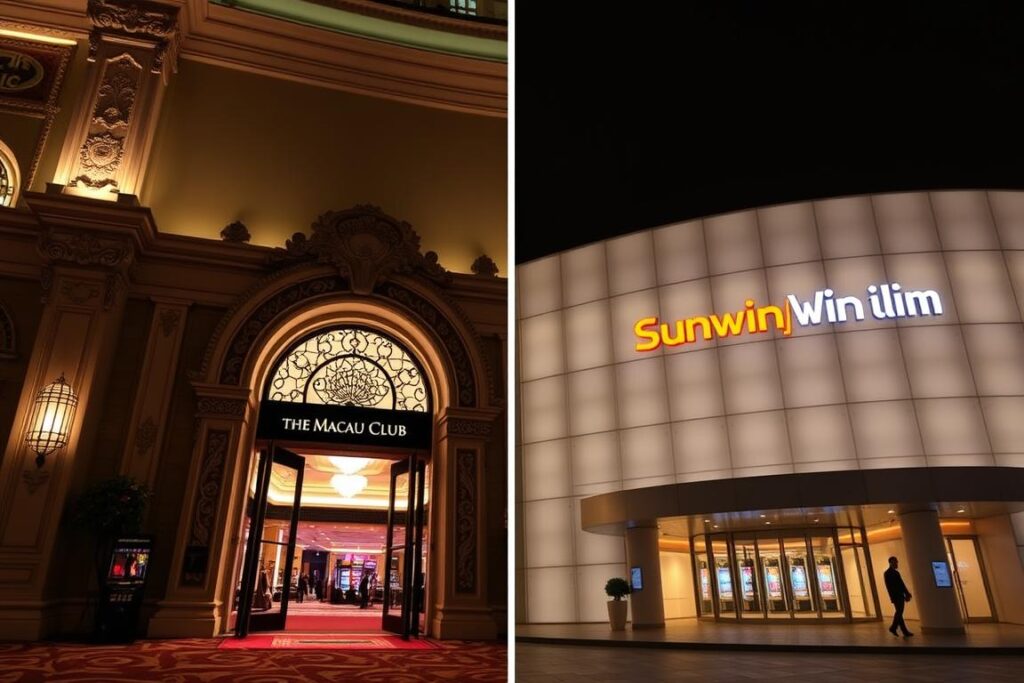 So sánh cổng game Macau Club Sunwin iWin