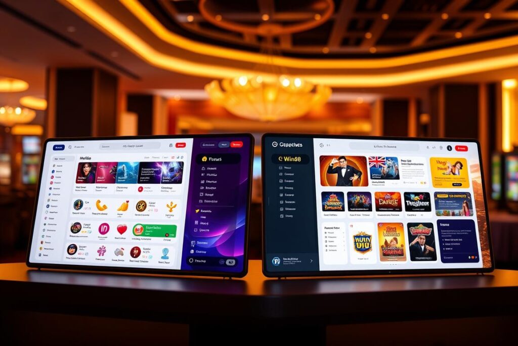 So sánh giao diện Macau Club và Win68